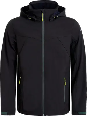 Produktbild von Icepeak Softshelljacke Herren mit Kapuze Biggs, Farbe:Grün, Größe:58