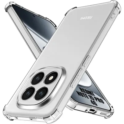 Image de Coque pour Xiaomi Redmi Note 15 Pro 4G, Protection Silicone Anti-Rayures Antichoc Transparent