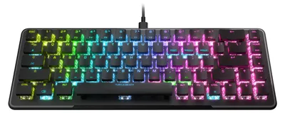 Image de Turtle Beach Vulcan II Mini, filaire, USB, commutateurs optomécaniques, clavier QWERTY, LED RGB, noir