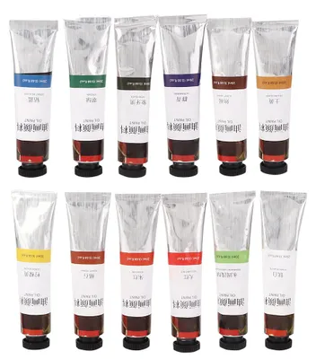 Zdjęcie produktu dla Zestaw 12 kolorów farb olejnych w tubkach o pojemności 20 ml Zestaw pigmentów do rysowania artystycznego dla początkujących