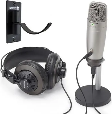 Immagine prodotto di Samson C01U Set per podcast pro con supporto per cuffie