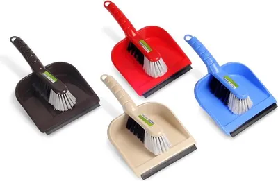 Produktbild von Spontex Kehrset 51349628, 2-teilig, Besen 31 cm, Schaufel 35x22,5 cm