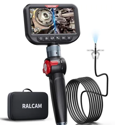 Productafbeelding van Ralcam endoscoopcamera met licht, endoscoopcamera met een 180° draaibare kop, 8,5