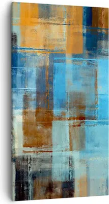 Produktbild von Bild auf Leinwand - Leinwandbild - Abstraktion modern - 55x100cm - Wand Bild - Wanddeko - Leinwanddruck - Bilder - Kunstdruck - Wanddekoration - Leinwand bilder - Wandkunst - PA55x100-3418