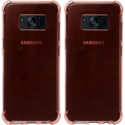 Produktbild von PhoneNatic Case kompatibel mit Samsung Galaxy S8 - orange Silikon Hülle Shock-Proof + flexible Folie