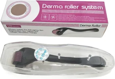 Produktbild von INF 540 Microneedle Derma Roller 0.2mm ABS Griff für Gesicht und Körper Microneedling