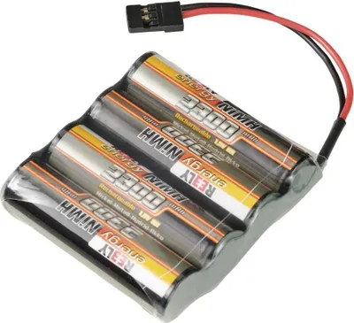 Produktbild von Reely Modellbau-Akkupack (NiMh) 4.8 V 2300 mAh Zellen-Zahl: 4 Mignon (AA) Side-by-Side JR-Buchse