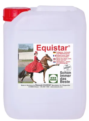 Produktbild von Equistar Kanister, 2000ml 2 Liter Equistar Fellglanz - Mähnen-und Schweifspray von Stassek