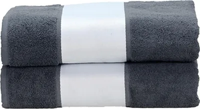 Immagine prodotto di A&R AR081 | Asciugamano da bagno SUBLI-Me®, 70 x 140 cm - Colore: Grafite - Dimensioni: 70 x 140 cm