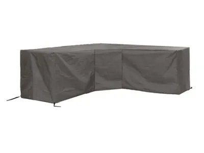 Produktbild von Perel Schutzhülle für Gartenmöbel, Grau, L-Form, 275 cm x 275 cm x 70 cm