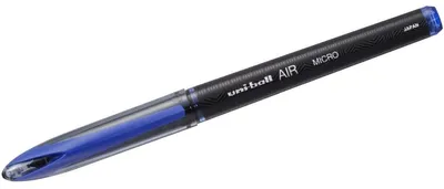 Zdjęcie produktu dla Uni-Ball Air UBA-188M, Długopis wciskany, Niebieski, Niebieski, Plastik, 0,5 mm, Oburęczny