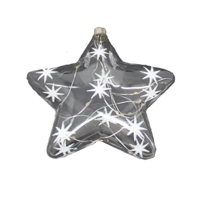 Obrázek produktu pro Skleněná hvězda s LED 15 cm