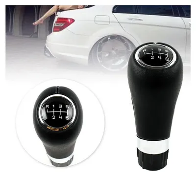 Image de Pommeau de levier de vitesses pour Mercedes-Benz Classe C : W203, W209 (restylage), W204, X204, W212, A207, C207 — Mercedes restylée W209/W203