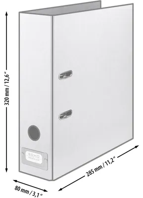 Produktbild von Ordner Powder A4 8cm.