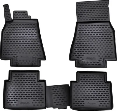 Produktbild von Fussmatten Set Element TPE Gummi 3D, wasserdicht, hoher Rand, rutschfest, passgenau – kompatible mit MERCEDES-BENZ B-Class T245 2005->, 4 tlg.