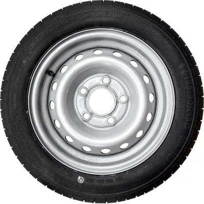 Produktbild von Ganzjahreskomplettrad für PKW-Anhänger 195/50 R13C 5x112 Kenda