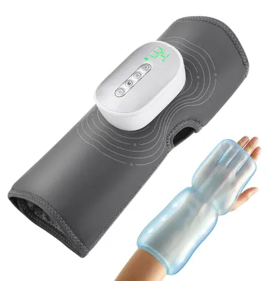 Produktbild von Handgelenkmassagegerät Wärme, elektrische Handmassage mit Luftdruck und Timer, zur Entspannung müder Hände und Finger nach Büroarbeit