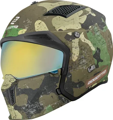 Immagine prodotto di Casco Bogotto Radic Camo 22.06, verde opaco, M