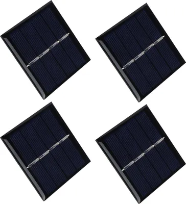 Obrázek produktu pro 4ks 0,45W 2V 58x58mm solární panel PET Solární nabíjecí panel Nabíjecí příslušenství Solární zdroje energie
