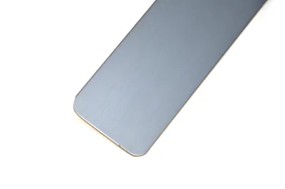 Produktbild von IHC 38mm 600mm Endleiste Winkelleiste Seiteleiste Arbeitsplatte Küche Inox Leiste ohne Löcher rechts