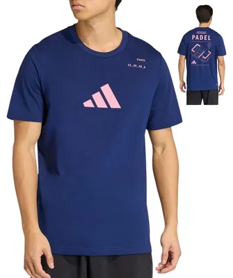 Produktbild von ADIDAS PADEL GRAPHIC TEE Herren T-Shirt, Dunkelblau, XXL