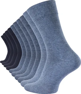 Produktbild von Cotton Prime® 10 Paar Business Socken Prime Cotton 43-46 blau