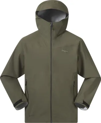 Produktbild von Bergans Herren Essentials 2,5L Shell Regenjacke Dark Green Mud L