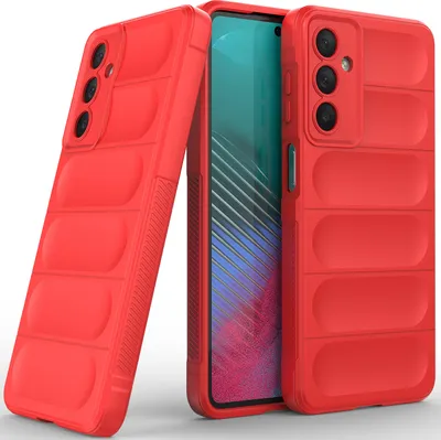 Produktbild von Handyhülle für Samsung Galaxy M54 5G Weich TPU Silikon Stossfest Anti-rutsch Hülle Rot