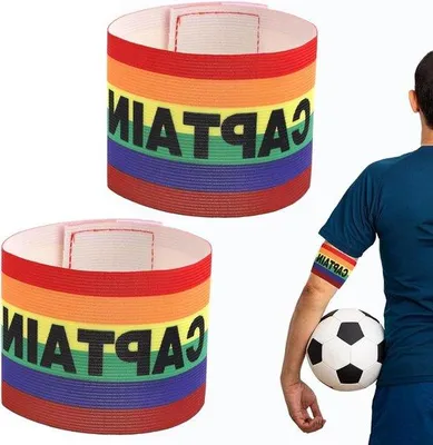 Produktbild von Vielfarbige Regenbogengerüstarmband, elastisches, verstellbares Sportband