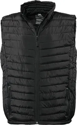 Produktbild von Tee Jays Herren Steppweste / Weste, gefüttert BC3336 (Xlarge) (Schwarz)