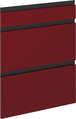 Produktbild von Küchenfront Vicco R-Line Rot 59.6 x 70.4 cm Möbelfront für den Schubladenunterschrank, Model 39520
