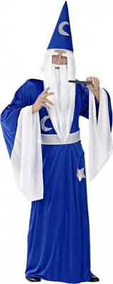 Immagine prodotto di Costume da mago da uomo blu