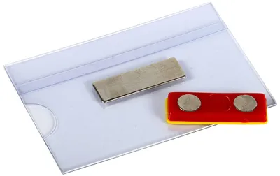 Zdjęcie produktu dla Europel 121268, Uchwyt na plakietkę, Krajobraz, Polichlorek winylu (PVC), Przezroczysty, 90 mm, 55 mm