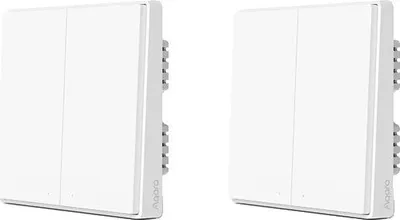 Produktbild von Intelligenter Wandschalter, ZigBee Funk, KEIN Neutralleiter, 2x d1with neutral 2k