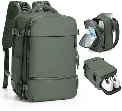 Produktbild von Handgepäck Rucksack 40x20x25 cm für Reisen Laptop Rucksack mit Schuhfach 14 Zoll für Herren Damen