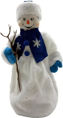 Produktbild von Schneemann Dekofigur 40 cm mit Bonbonbehälter Weihnachtsdekoration