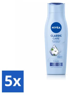 Produktbild von 5 x NIVEA Classic Care Shampoo - 250 ml - Vorteilspackung - 5 Stücke