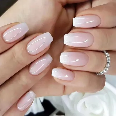 Produktbild von Kunstnägel Set - Französisches Tip Design - Kurze Länge