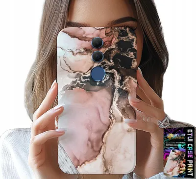 Zdjęcie produktu dla Etui Do Huawei Mate 20 Lite - Elegancki Marmurek Modne Wzory + Szkło