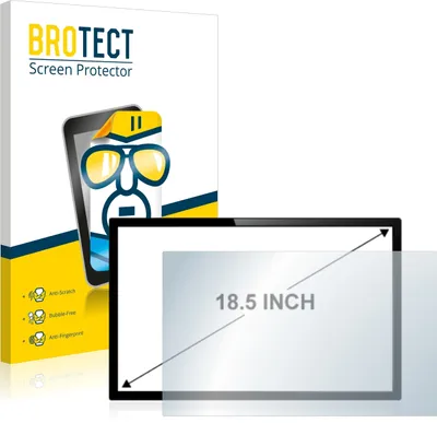 Produktbild von Schutzfolie für Touch-Panel PCs mit 47 cm (18.5 Zoll) Displays 410 x 231 mm BROTECT Displayschutz Display Schutz Folie Klar Transparent