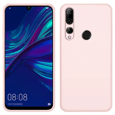 Immagine prodotto di Custodia Huawei P Smart+ 2019, custodia in silicone liquido protettiva resistente agli urti e ai graffi per Huawei P Smart+ 2019 rosa