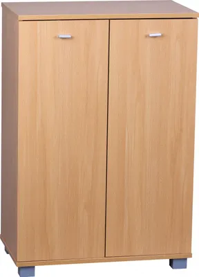 Produktbild von Schuhschrank NIMES Holz Buche 12 Paar Schuhe Schuhregal Schuhkommode Flurschrank