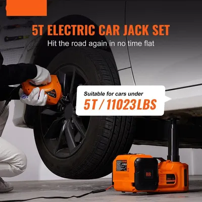 Zdjęcie produktu dla Hydrauliczna podnośnik elektryczny - zakres podnoszenia: 15,5-45 cm - maksymalny moment obrotowy: 450 Nm