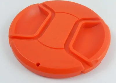 Produktbild von vhbw Universal Objektivdeckel 72 mm für Kamera - Kunststoff Rot, mit Innengriff