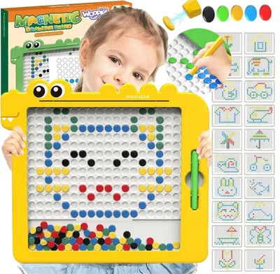 Image de Tableau magnétique Woopie pour enfants Montessori Magpad Dinosaure