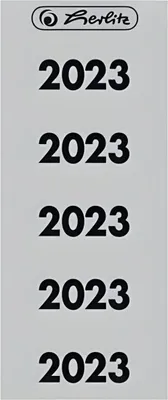 Produktbild von Herlitz Jahreszahlen 2023 gr selbstklebend 50er Pk