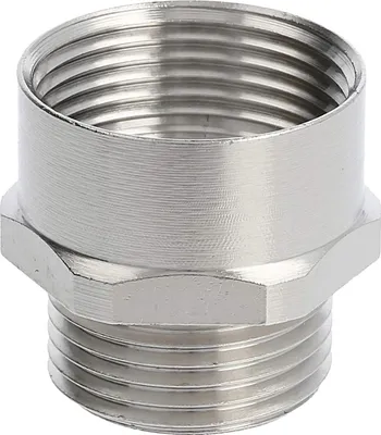 Immagine prodotto di Raccordo adattatore LAPP M/PG da M20x1,5 a PG16x1,41 MMP-M/PG esagonale in ottone (CuZn) nichelato
