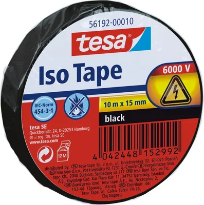 Produktbild von Isolierband 15mmx10m schwarz Packung mit 10 Stück