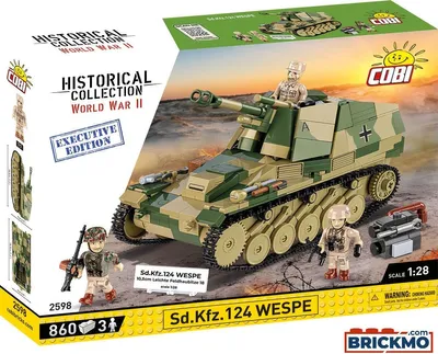 Produktbild von Cobi Historical Collection World War II 2598 SD.KFZ.124 Wespe Executive Edition 2598