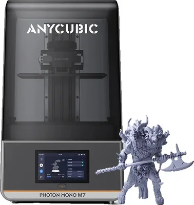 Zdjęcie produktu dla ANYCUBIC, prędkość druku 150 mm/h, format druku 223x126x230 mm, Photon Mono M7